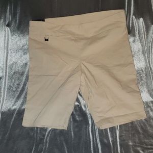Rafaella khaki comfort shorts